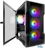 Корпуса 1stPlayer Trilobite T3-G (черный) [T3-G-BK-4F1]