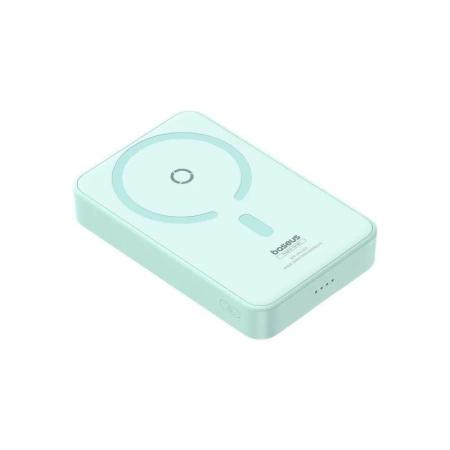 Портативные зарядные устройства Baseus MagPro Magnetic Bracket Wireless Fast-Charging Power Bank 20W 5000mAh (мятный) [P10064101333-00, 6932172647087]
