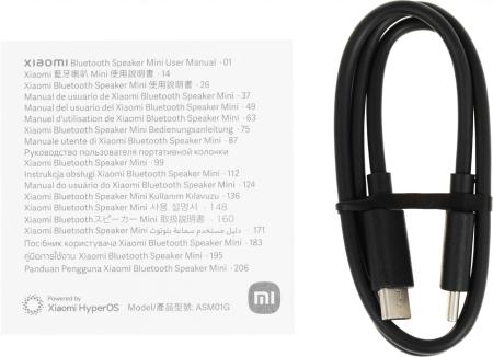 Беспроводные и портативные колонки Xiaomi Bluetooth Speaker Mini ASM01G (черный, международная версия) [QBH4274GL]