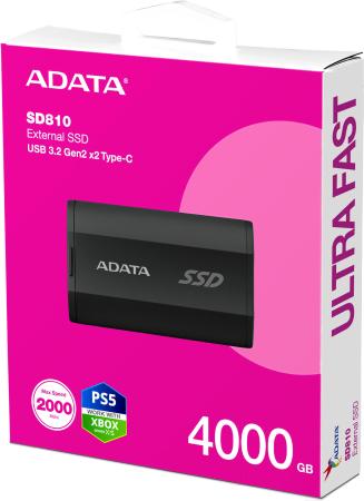 Внешние накопители ADATA SD810 4TB SD810-4000G-CBK [SD810-4000G-CBK]