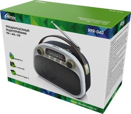 Радиоприемники Ritmix RPR-040 (белый)