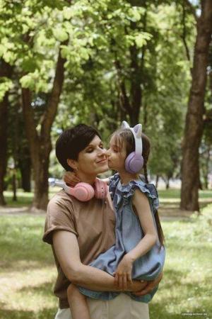 Наушники и гарнитуры Miru Cat EP-W10 (розовый) [W101]