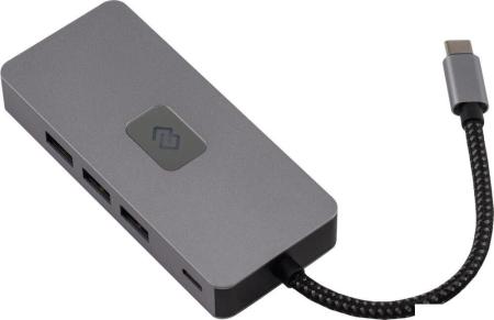 USB-хабы и док-станции Digma DS-809 [DS-809, 2023119, 4630143157109]