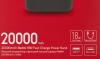 Портативные зарядные устройства Xiaomi Redmi Power Bank 20000mAh (черный, международная версия) [VXN4304GL]