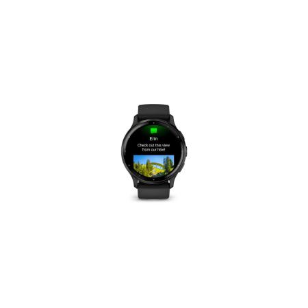 Умные часы и браслеты Garmin Venu 3 (черный, с силиконовым ремешком) [010-02784-01]