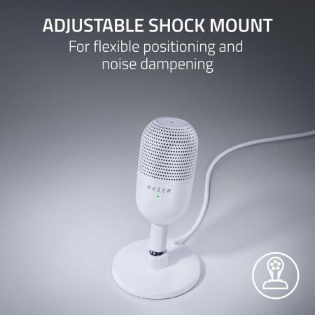 Микрофоны Razer Seiren V3 Mini Mercury White [RZ19-05050300-R3M1]