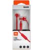 Наушники и гарнитуры JBL Tune 110 (красный) [JBLT110RED]