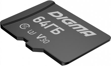 Карты памяти Digma MicroSDXC Class 10 Card30 DGFCA064A03 [DGFCA064A03]