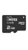 Карты памяти Mirex microSD (Class 4) 2GB (13612-MCROSD02) [13612-MCROSD02]