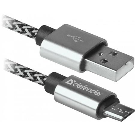 Кабели, адаптеры, разветвители Defender USB08-03T Pro (белый) [87803]