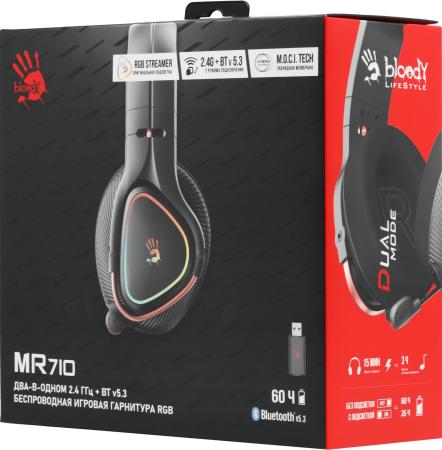 Наушники и гарнитуры A4Tech Bloody MR710 (черный)