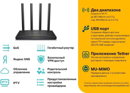 Беспроводные маршрутизаторы TP-Link Archer C6U