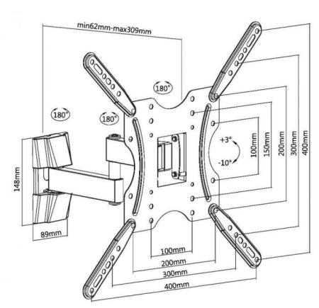 Кронштейны Metaldesign MD 3204 ExtraSlim [MD 3204]