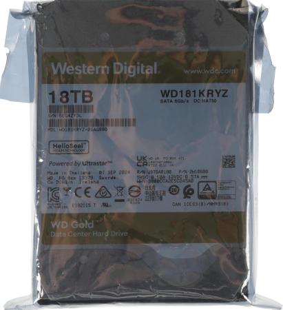 Жесткие диски WD Gold 18TB WD181KRYZ [WD181KRYZ]