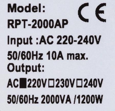 Источники бесперебойного питания Powercom RPT-2000AP LCD