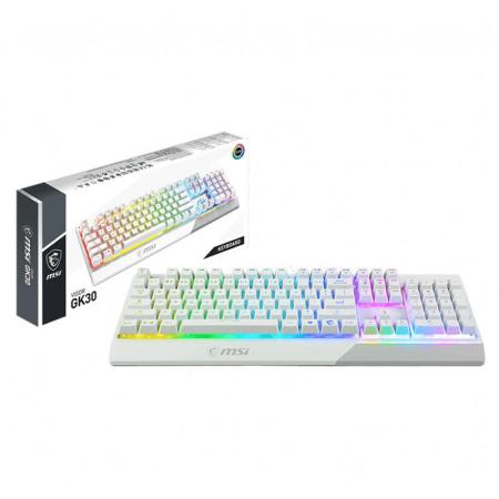 Клавиатуры MSI Vigor GK30 (белый) [S11-04RU304-CLA]