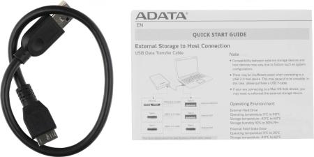 Внешние накопители ADATA HV620S AHV620S-2TU31-CBL 2TB (синий) [AHV620S-2TU31-CBL]