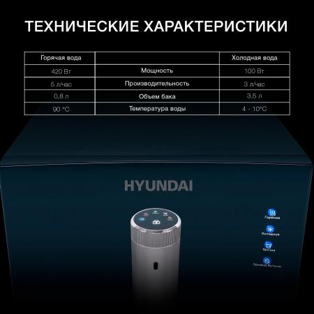 Кулеры для воды Hyundai AquaSense UV H-WD7825C (графитовый) [H-WD7825C]
