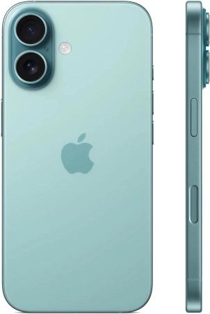 Мобильные телефоны Apple iPhone 16 128GB (бирюзовый) [MYED3HN/A]