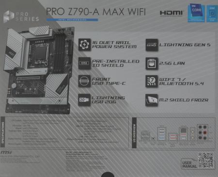 Материнские платы MSI Pro Z790-A Max WiFi