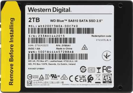 SSD WD Blue SA510 2TB WDS200T3B0A [WDS200T3B0A]