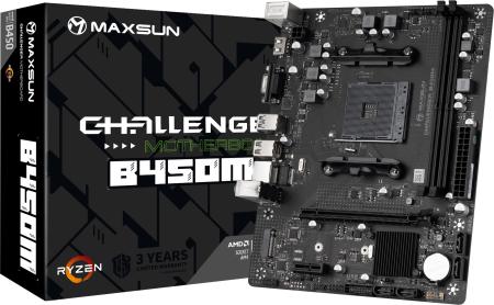 Материнские платы Maxsun Challenger B450M [MS-Challenger B450M]