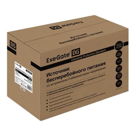 Источники бесперебойного питания ExeGate SpecialPro UNB-800.LED.AVR.4C13.RJ.USB EX292774RUS [EX292774RUS]