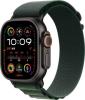 Умные часы и браслеты Apple Watch Ultra 2 LTE 49 мм (титановый корпус, черный/темно-зеленый, ремешок из полиэстера S) [MX4Q3]