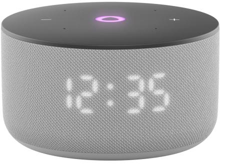 Беспроводные и портативные колонки Яндекс Станция Мини 3 с часами (серый) [YNDX-00027GRY]