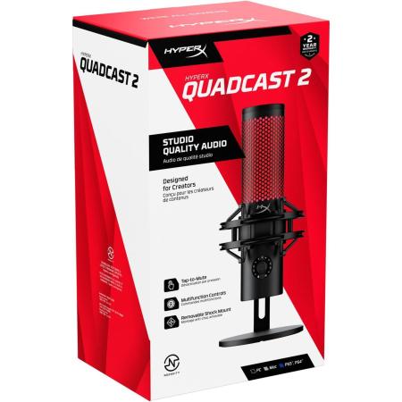 Микрофоны HyperX QuadCast 2 (черный) [872V1AA]