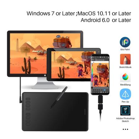 Графические планшеты Huion Inspiroy H950P