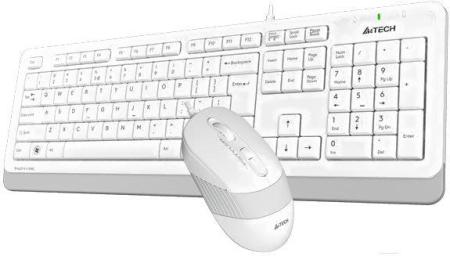 Наборы периферии A4Tech Fstyler F1010 (белый/серый)