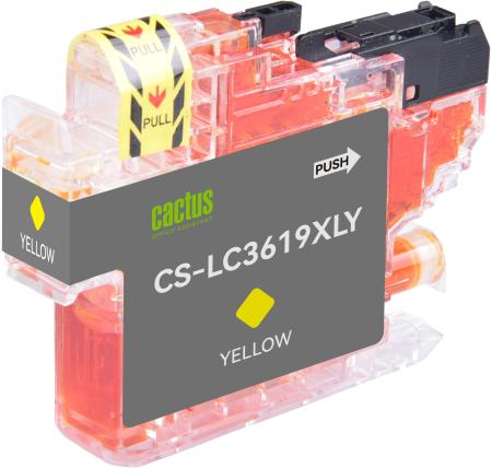Картриджи для принтеров и МФУ CACTUS CS-LC3619XLY (аналог Brother LC3619XLY) [CS-LC3619XLY]