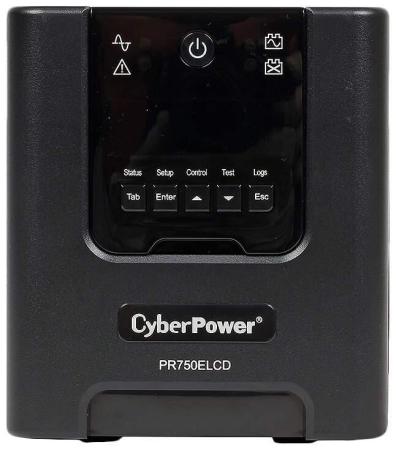 Источники бесперебойного питания CyberPower Professional Tower PR750ELCD [PR750ELCD]