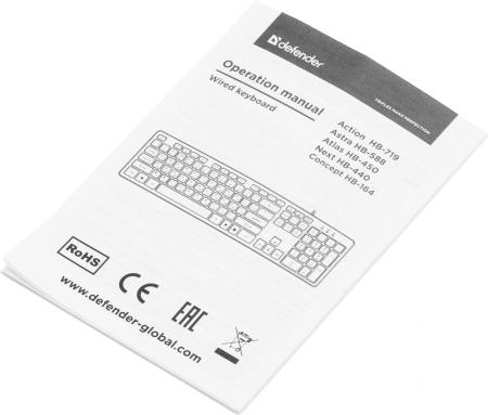Клавиатуры Defender Concept HB-164 [45164]