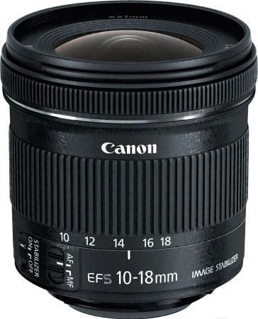 Объективы Canon EF-S 10-18mm f/4.5-5.6 IS STM [9519B005AA]