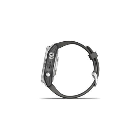 Умные часы и браслеты Garmin Fenix 7S Pro Solar (серебро/графит) [010-02776-01]