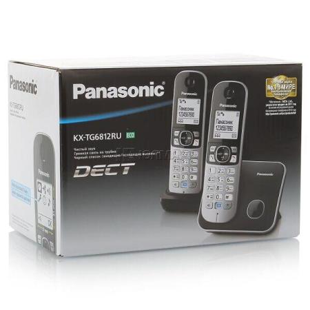 Радиотелефоны DECT Panasonic KX-TG6812RUB