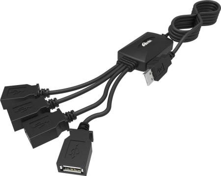 USB-хабы и док-станции Ritmix CR-2405 [CR-2405 Black]