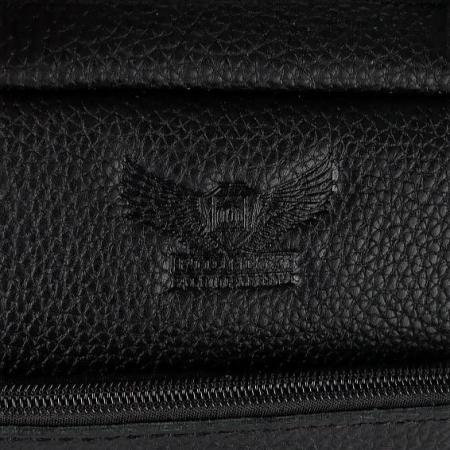 Женские и мужские сумки Poshete 196-3060BLK (черный) [196-3060BLK]