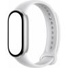 Умные часы и браслеты Xiaomi Smart Band 10 M2459B1 (серебристый, с белым силиконовым ремешком, международная версия) [BHR07PSGL]