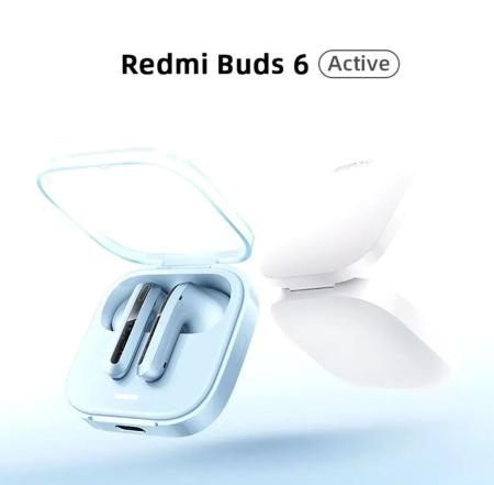 Наушники и гарнитуры Xiaomi Redmi Buds 6 Active M2344E1 (белый, международная версия) [BHR8391GL]