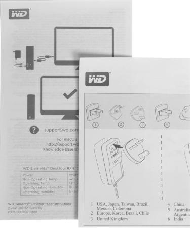 Внешние накопители WD Elements Desktop 18TB WDBWLG0180HBK [WDBWLG0180HBK-EESN]