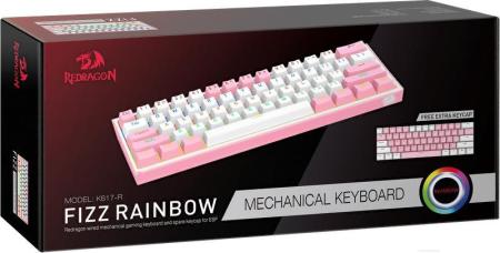 Клавиатуры Redragon Fizz (розовый/белый) [70672]