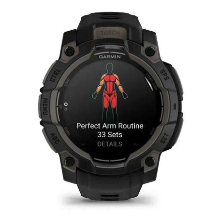 Умные часы и браслеты Garmin Instinct 3 45 мм (черный) [010-02936-00]