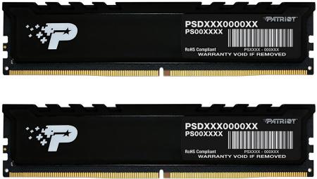 Оперативная память Patriot Signature Premium Line 2x16ГБ DDR5 4800 МГц PSP532G4800KH1 [PSP532G4800KH1]