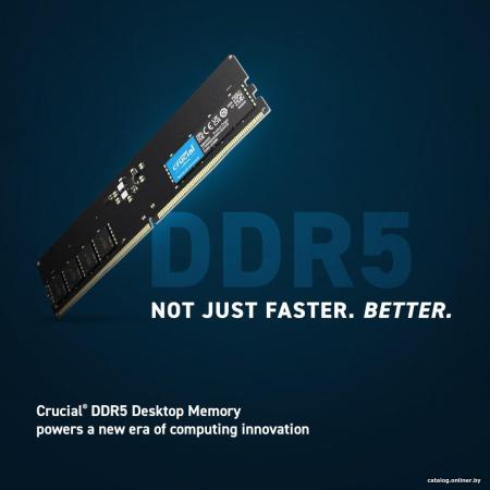 Оперативная память Crucial 16ГБ DDR5 5600 МГц CT16G56C46U5 [CT16G56C46U5]