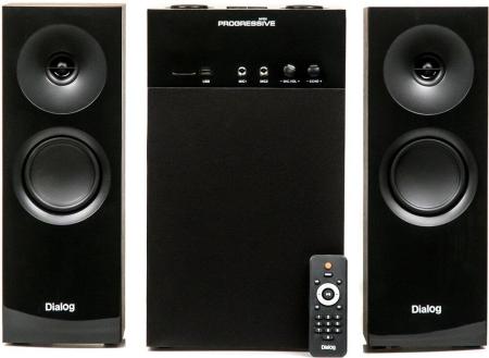 Мультимедиа акустика Dialog Progressive AP-250 (коричневый)