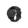 Умные часы и браслеты Garmin Fenix E 47мм (серая сталь, черный силиконовый ремешок) [010-03025-01]