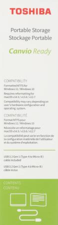 Внешние накопители Toshiba Canvio Ready 2TB HDTP320EK3AA [HDTP320EK3AA]